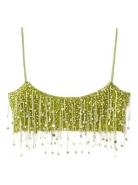 Asta Resort Yasmin Beaded Bralette Yellow at Farfetch